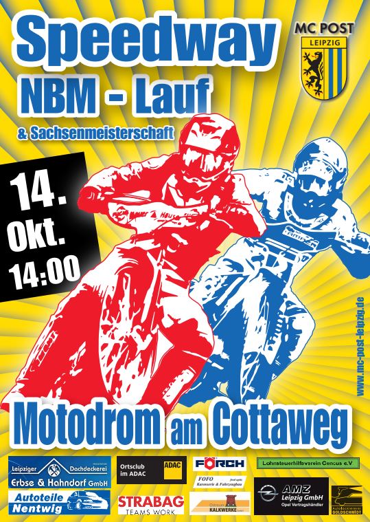 Norddeutsche Bahnmeisterschaft und Lauf zur Sachsenmeisterschaft am 9. September ab 14 Uhr